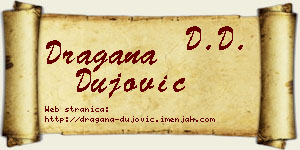 Dragana Dujović vizit kartica